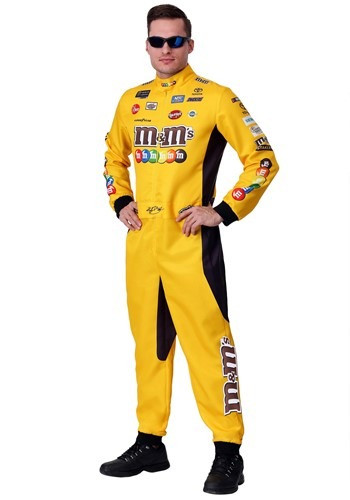 Start your engines and get ready to race in the NASCAR Kyle Busch Plus Size Uniform Costume! Available in 2X. #plus