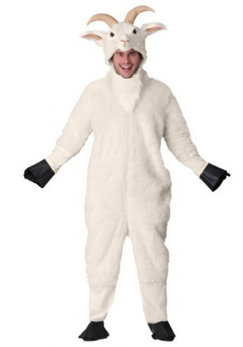 Roam the Rockies in this Mountain Goat Plus Size Costume! This costume is also available in child and toddler sizes so you can have a whole billy goat family! Available in 2X. #plus