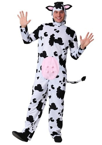 We can't guarantee you will be able to jump over the moon, but you sure can try while wearing this Plus Size Cow Costume! #plus