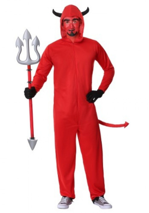 You will be devilishly good looking in this Plus Size Devil Jumpsuit Costume! #plus