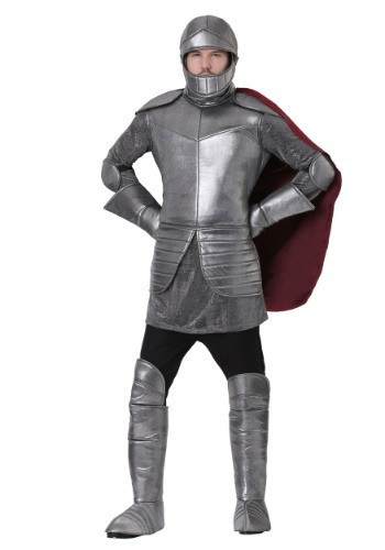 The Men's Royal Knight Plus Size Costume will take you back to medieval times, get ready to joust! Available in 2X. #plus