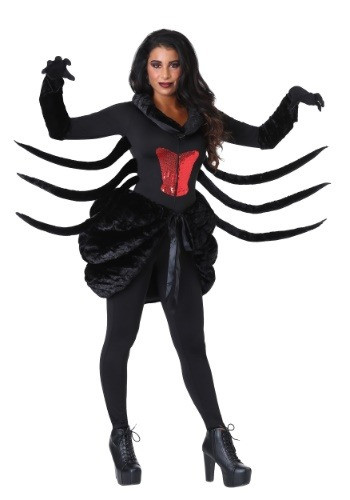 You're going to own the night in this exclusive Women's Plus Size Black Widow Costume! Available in sizes 1X and 2X. #plus