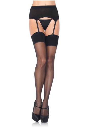 Ooh la la - these Women's Plus Size Black Garter Tights are the perfect accessory to your outfit or costume! #plus