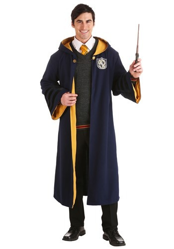 Head to Hogwarts in style with this Vintage Harry Potter Hogwarts Hufflepuff Robe! You will look like a true well rounded Hufflepuff sporting this robe! #vintage