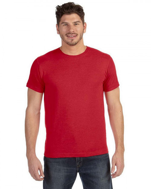 LAT 6905 Men's Vintage Fine Jersey T-Shirt - Vintage Red - S #vintage