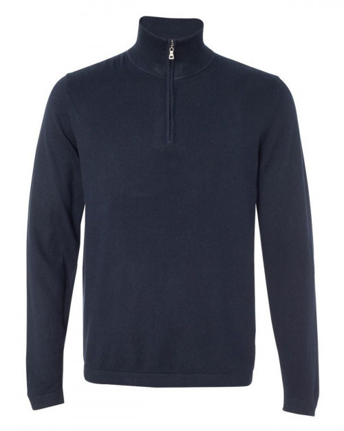Weatherproof 151391 Men's Vintage Cotton Cashmere Quarter-Zip Sweater - Ink - S #vintage