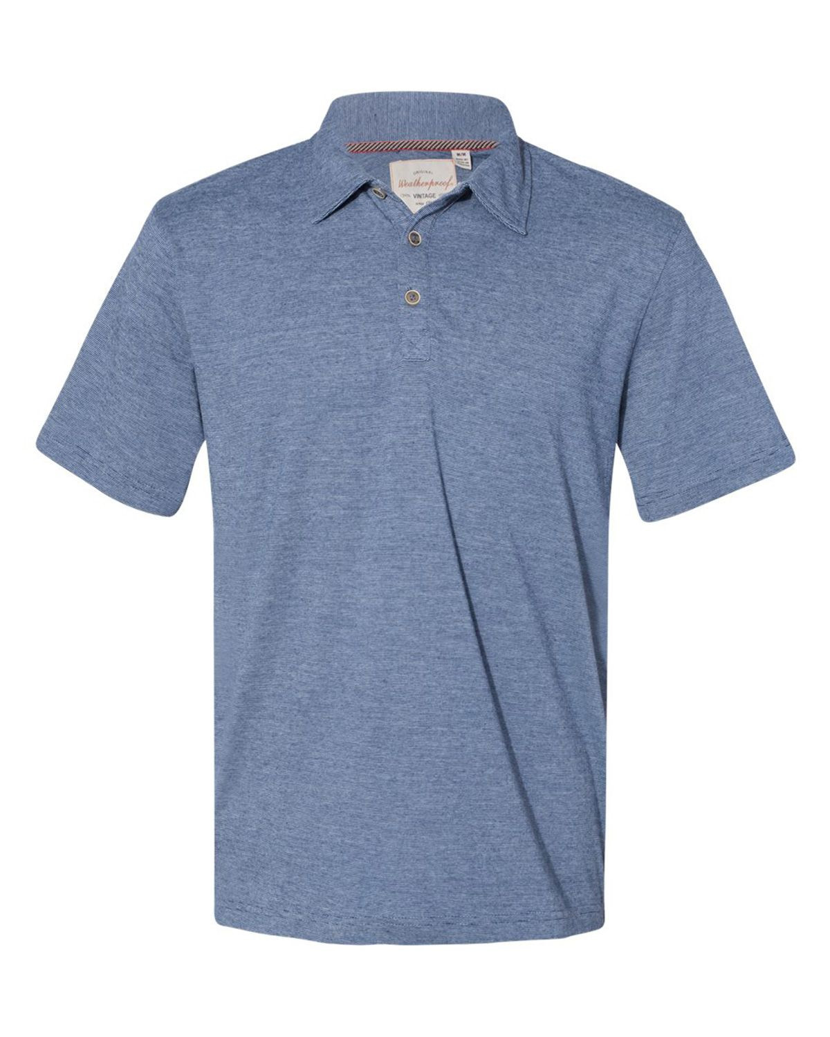 Weatherproof 193626 Men's Vintage Microstripe Sport Shirt - Blue - S #vintage