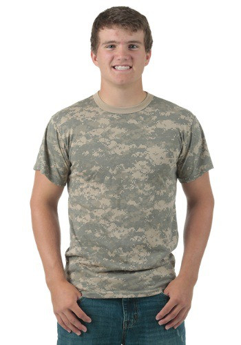 This Adult Vintage ACU Digital Camo T-Shirt is comfortable tee to create a great military costume idea! #vintage