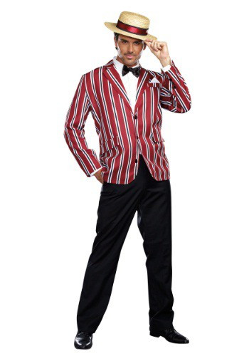 Love bow ties and pinstripes? You'll have a fun night while you wear this Men's Good Time Charlie Costume. #vintage