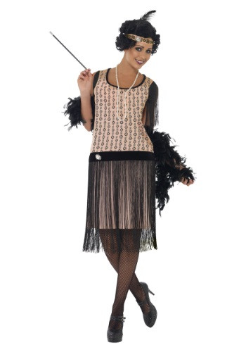 Want to look like a true 1920's flapper? This Women's Plus Size 1920s Coco Flapper Costume will do just the trick. Available in sizes 1X, 2X, 3X and 4X. #vintage