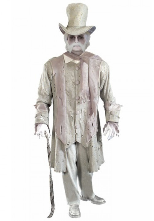 When crypt doors creek and the tombstones quake, you'll probably see this Adult Ghostly Gentleman Costume making all that racket! He's a classic old timey ghost, and he has distinguished tastes in frights. #vintage