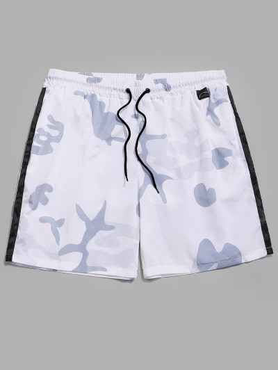 Camouflage Print Sports Shorts #sports