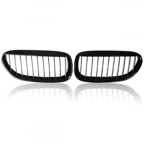Specification: Color Color Material ABS Plastic Placement on Vehicle Front, right, left Quantity 1 Pair( left& right) Size As the picture shows Fitment: For BMW E63 E64 6-Series 2005-2010 Package Included: 1 Pair X Gloss Grille #bmw