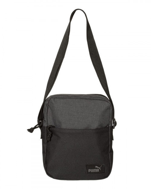 Puma PSC1044 Crossover Bag - Heather Dark Grey/ Black - One Size #puma