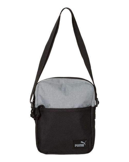 Puma PSC1044 Crossover Bag - Heather Light Grey/ Black - One Size #puma