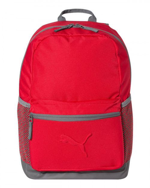 Puma PSC1041 25L 3D Puma Cat Backpack - Red/ Grey - One Size #puma