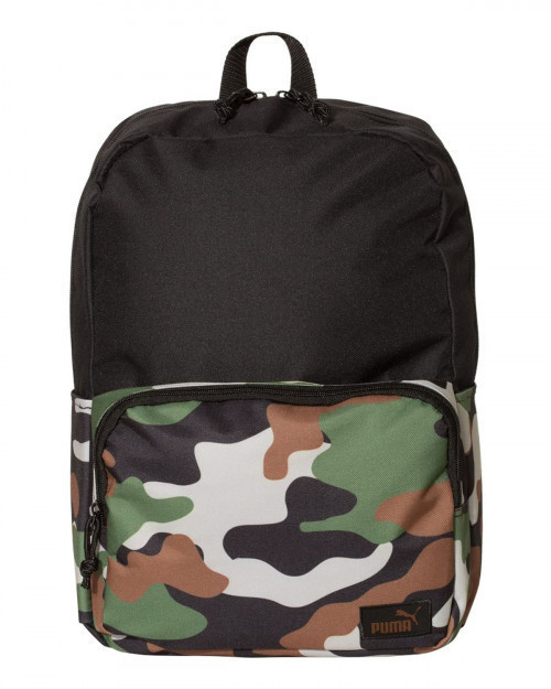 Puma PSC1042 15L Base Backpack - Black/ Camo - One Size #puma