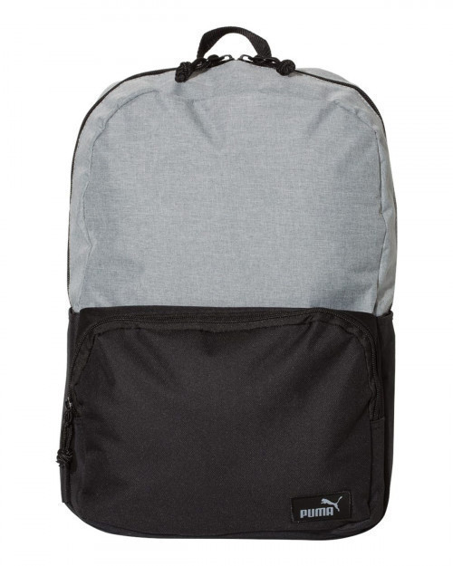 Puma PSC1042 15L Base Backpack - Heather Light Grey/ Black - One Size #puma