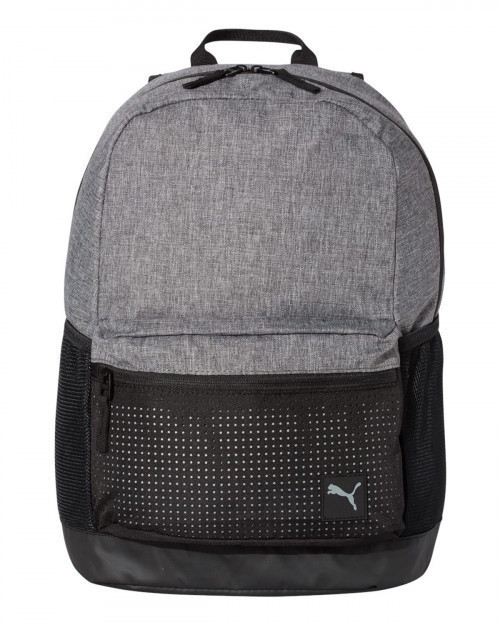 Puma PSC1040 25L Laser-Cut Backpack - Heather Grey/ Black - One Size #puma