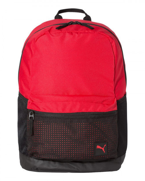 Puma PSC1040 25L Laser-Cut Backpack - Red/ Black - One Size #puma
