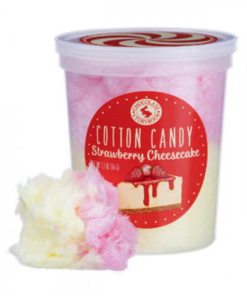 Strawberry Cheesecake Cotton Candy #candy