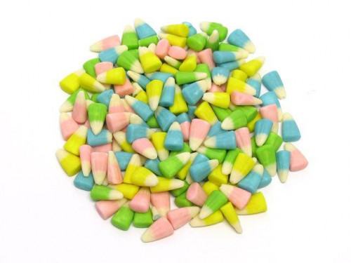 This festive candy corn features classic candy corn flavor in an assortment of bright pastel colors. Enjoy this candy corn as a sweet snack or use it for decorating seasonal desserts. A 2 lb bag has about 525 pieces. Orders placed by midnight usually shi #candy