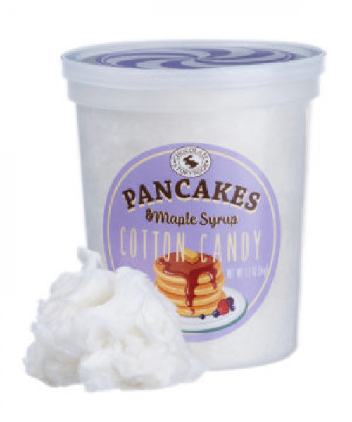 Pancakes & Maple Syrup Cotton Candy #candy