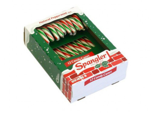 Red, green and white candy canes in a tray of 12. These are the standard 6 inch candy canes that most people put on their Christmas tree. Orders placed by midnight usually ship on the next business day. #candy