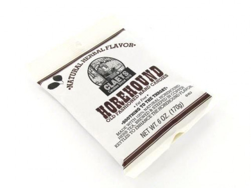 Old fashioned horehound drops by Claeys Candies. Each 6 oz bag contains about 36 pieces. Orders placed by midnight usually ship on the next business day. #candy