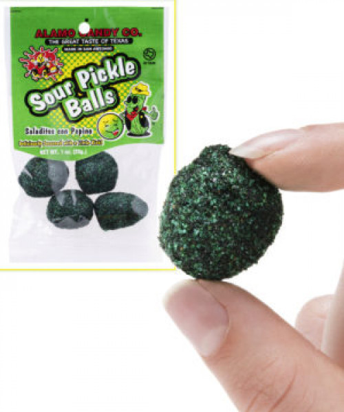 Sour Pickle Balls #candy