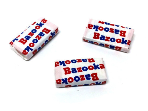 Original Bazooka flavored Bubble Gum. The same great tasting gum with a new look and a fun Bazooka challenge enclosed. Orders placed by midnight usually ship on the next business day. #candy