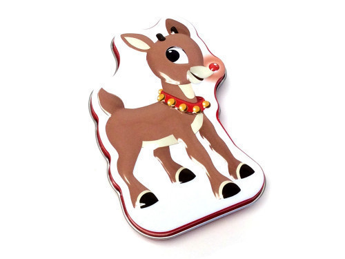 Rudolph is a childhood favorite for so many! Gift your Rudolph loving friend a tin of cherry noses. Each tin is 3.5 inches tall and includes 1.2 ounces of cherry flavored breath refresher hard candy. Orders placed by midnight usually ship on the next busi #candy