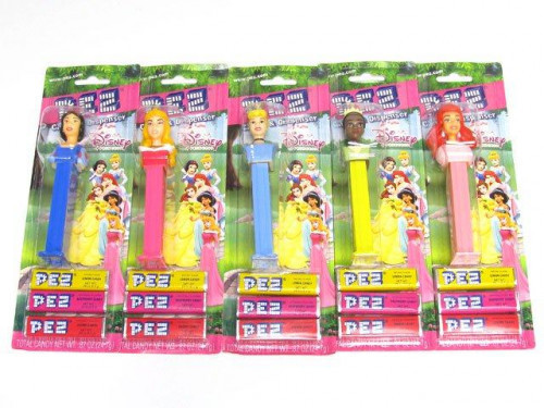Pez dispenser in a blister pack with 3 refills. The dispenser you receive will be selected at random and may not be shown in the picture. Orders placed by midnight usually ship on the next business day. #candy