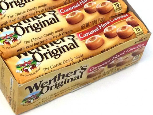 Werther's Original Hard Candies are the classic butterscotch candy made with real butter and fresh cream. Each piece is individually wrapped and there are 10 in a roll. Orders placed by midnight usually ship on the next business day. #candy