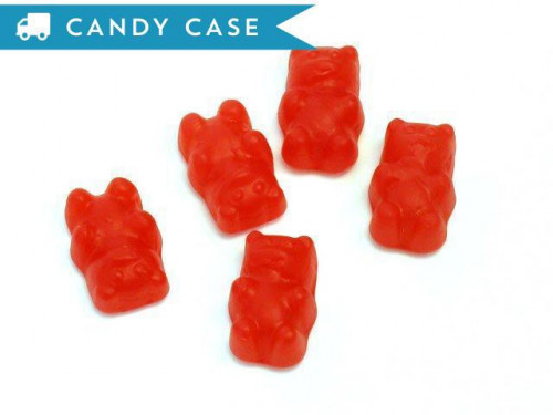 Cinnamon Bears are chewy hot cinnamon candies in the shape of a small bear that is roughly 1.75 inches tall. A 30 lb bulk case contains about 1380 pieces. Orders placed by midnight usually ship on the next business day. #candy