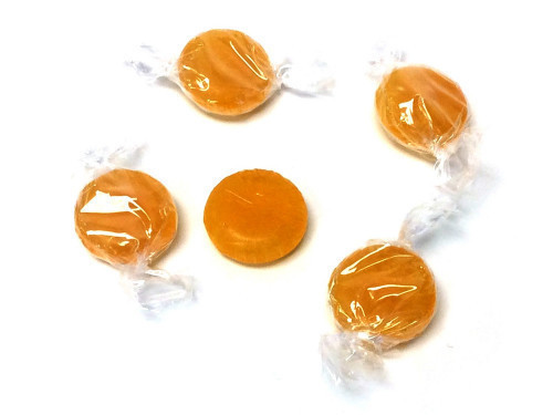 Butterscotch Disks are individually wrapped butterscotch hard candies made by the Ferrara Candy Company. Bulk candy counts are approximated. Orders placed by midnight usually ship next business day. #candy