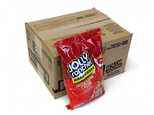 Jolly Ranchers Cinnamon Fire are small, hard candies that come in a really hot, cinnamon taste. Orders placed by midnight usually ship on the next business day. #candy