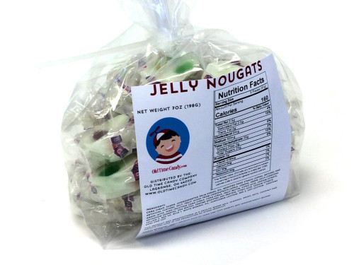 Please note: These are the new style Jelly Nougats which are now called Jelly Bean Nougats. They are a little smaller and have a creamier taste. The originals were discontinued by the manufacturer.Jelly Nougats are creamy soft nougats with chewy jellies a #candy