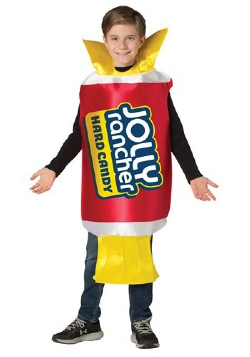 Dress as your favorite candy in the Jolly Rancher Tween Cherry Jolly Rancher Costume. #candy