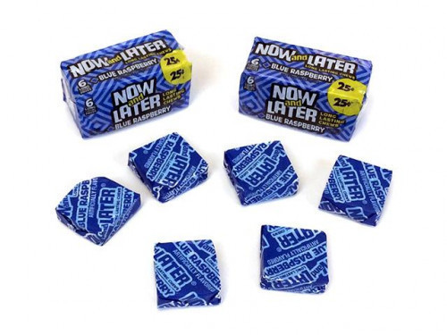 Each 0.93 oz Now and Laters pack has 6 individually wrapped pieces of hard taffy... some for now and some for later. Please note: These packs have been pre-priced at 25 cents by the manufacturer which is great if you are Wal-Mart but not for a small compa #candy