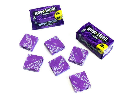 Each 0.93 oz Now and Laters pack has 6 individually wrapped pieces of hard taffy... some for now and some for later. Please note: These packs have been pre-priced at 25 cents by the manufacturer which is great if you are Wal-Mart but not for a small compa #candy