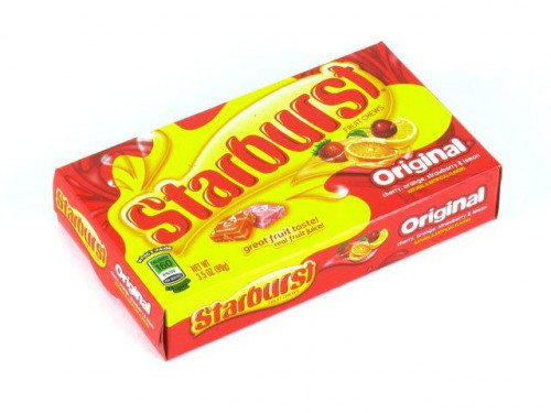 Starbursts are individually wrapped, fruit-chew squares which come in cherry, lemon, orange and strawberry. Orders placed by midnight usually ship on the next business day. #candy