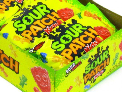 Sour Patch Kids are soft and chewy candy in the shape of kids. The outside is sour, the inside is sweet. They come in assorted flavors which are cherry, lemon, lime and orange. Orders placed by midnight usually ship on the next business day. #candy