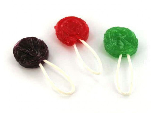 Saf-T-Pops are also known as the "lollipop with the loop" and the "doctor's pop". It is the only pop with the fiber cord loop handle, and each pop is individually wrapped - handle and all! They are much safer than a pop with a straight handle and therefor #candy