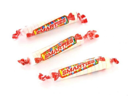 Smarties are small colorful candy tablets in 6 assorted colors and flavors. Their huge success is largely because of the taste which is a combination of sweet, sour and fruity. Bulk candy counts are approximated. Orders placed by midnight usually ship ne #candy