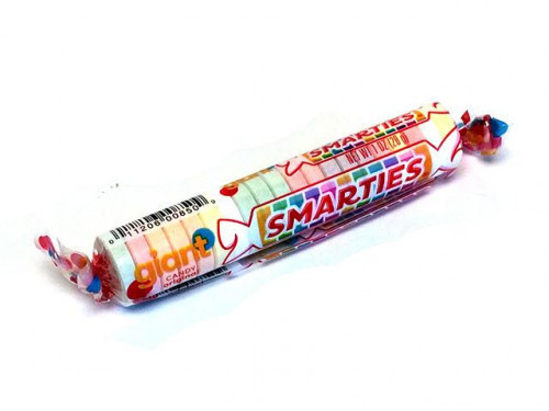 Giant Smarties are 3/4 inch in diameter in a 20 piece roll. Orders placed by midnight usually ship on the next business day. #candy