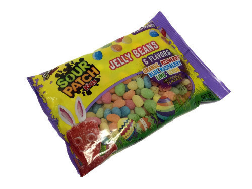 First they're sour then they're sweet. Sour Patch jelly beans include the flavors; orange, redberry, blue raspberry, lime, lemon. Orders placed by midnight usually ship on the next business day. #candy
