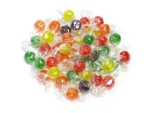 Sour Fruit Balls are hard candy balls the come in assorted flavors which are cherry, lemon, grape, lime and orange. Bulk candy counts are approximated. Orders placed by midnight usually ship next business day. #candy