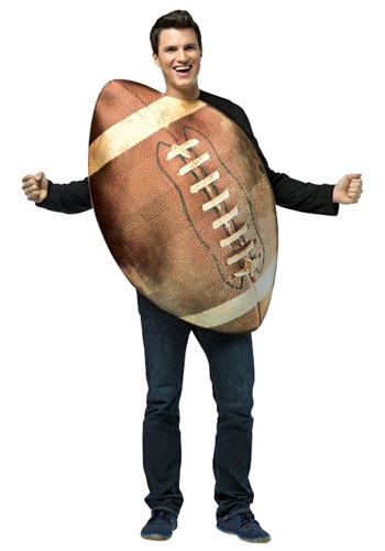 Are you ready? I'm only going to ask you one more time. Are you ready for some football!? Yeah. Then how about this Adult Get Real Football Costume. #sports