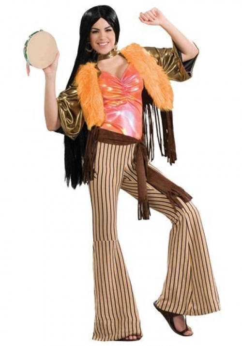 Become the long-haired diva whose career thrived during the 60s when you wear this Womens 60s Singer Costume! #singer